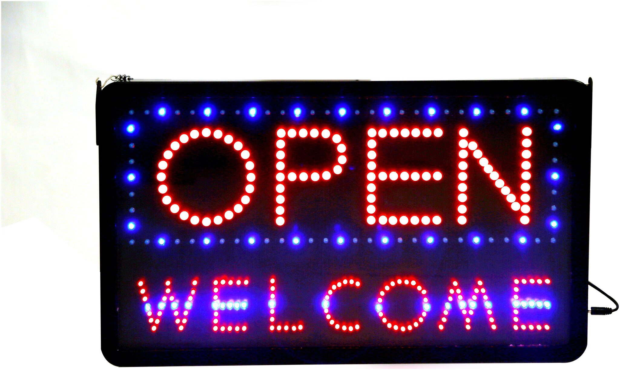 

APEX LED Open Welcome LED Sign Board with ULa Bright in 56 cm x 33 cm x 5 cm
