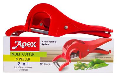 

Apex Multi Cutter With Peeler For Vegetable And Fruit Extra Sharp Stainless Steel