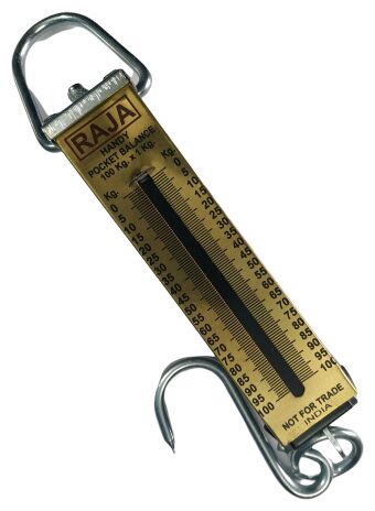 

Apna Kanha Spring Balance Weight Scale Capacity 100 KG with adjustment button (Multicolored)