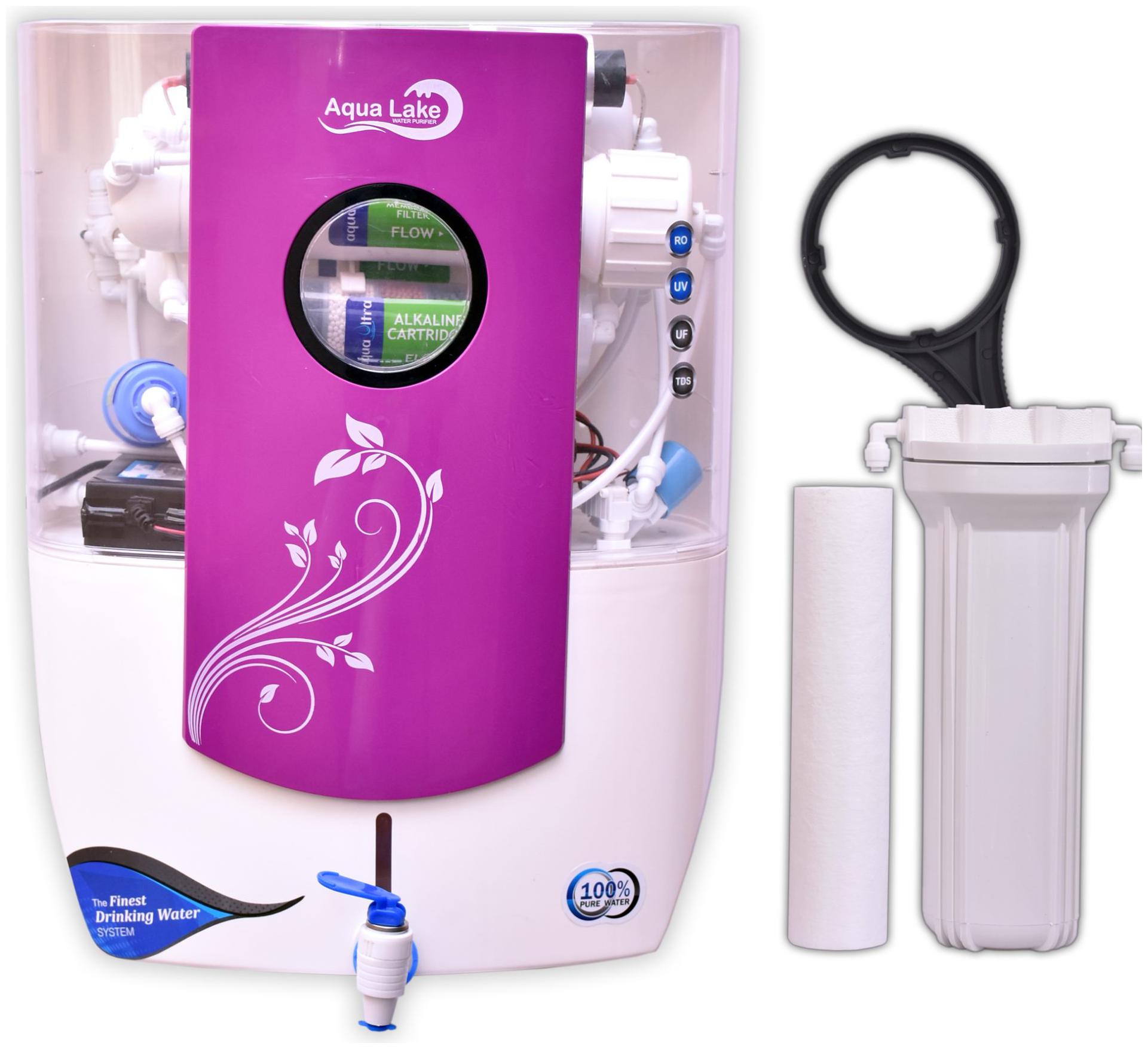 

Aqua Ultra Lake RO UV UF TDS MI water purifier