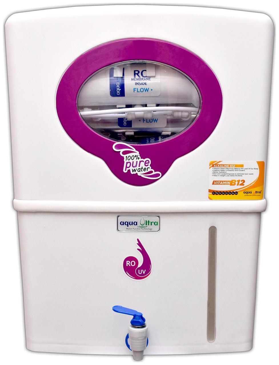 

Aqua Ultra Max RO 11W UV(OSRAM Made In Italy) B12 TDS Contoller Water Purifier