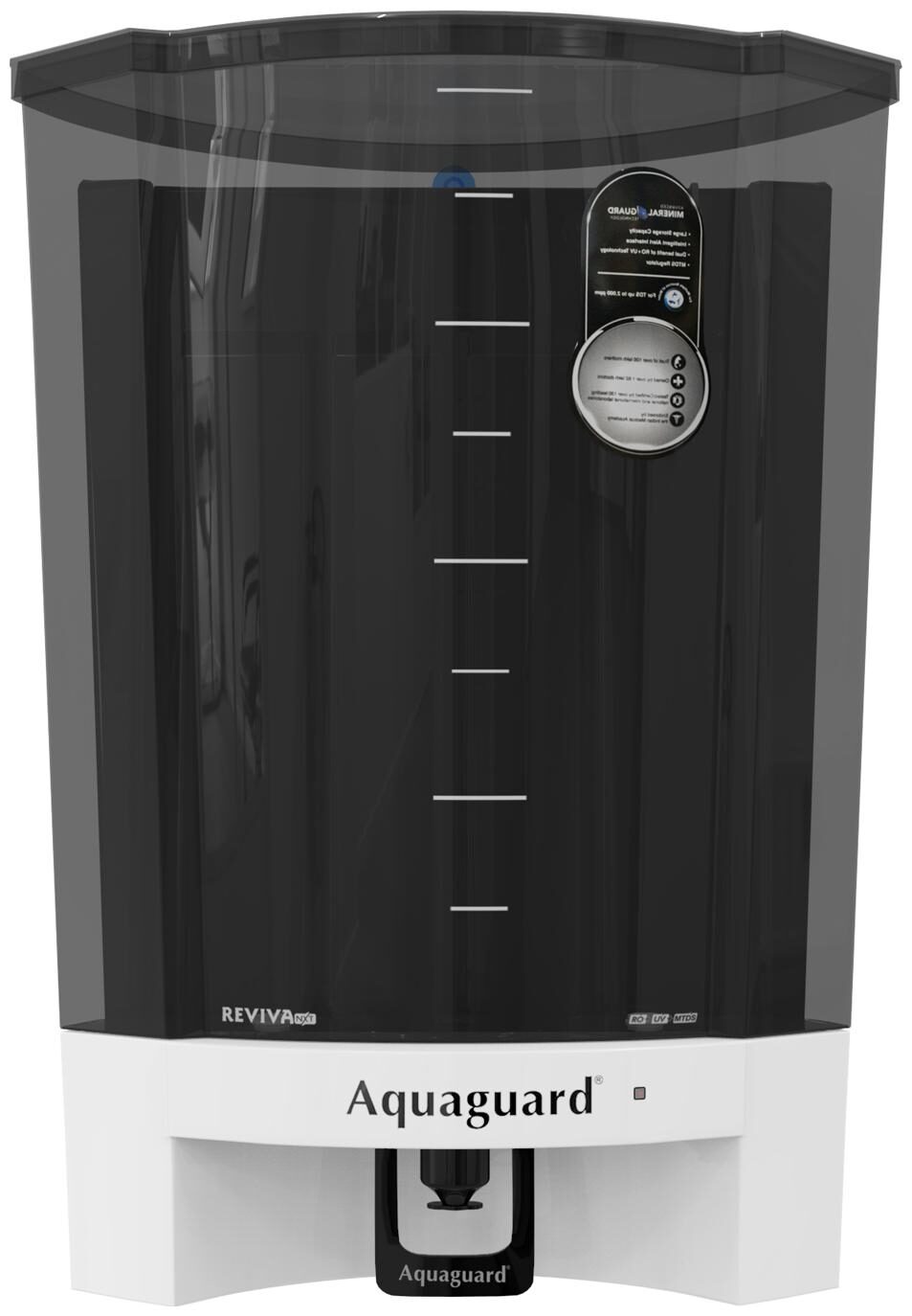 Buy Aquaguard Reviva NXT RO+UV+MTDS Water Purifier (Black & White