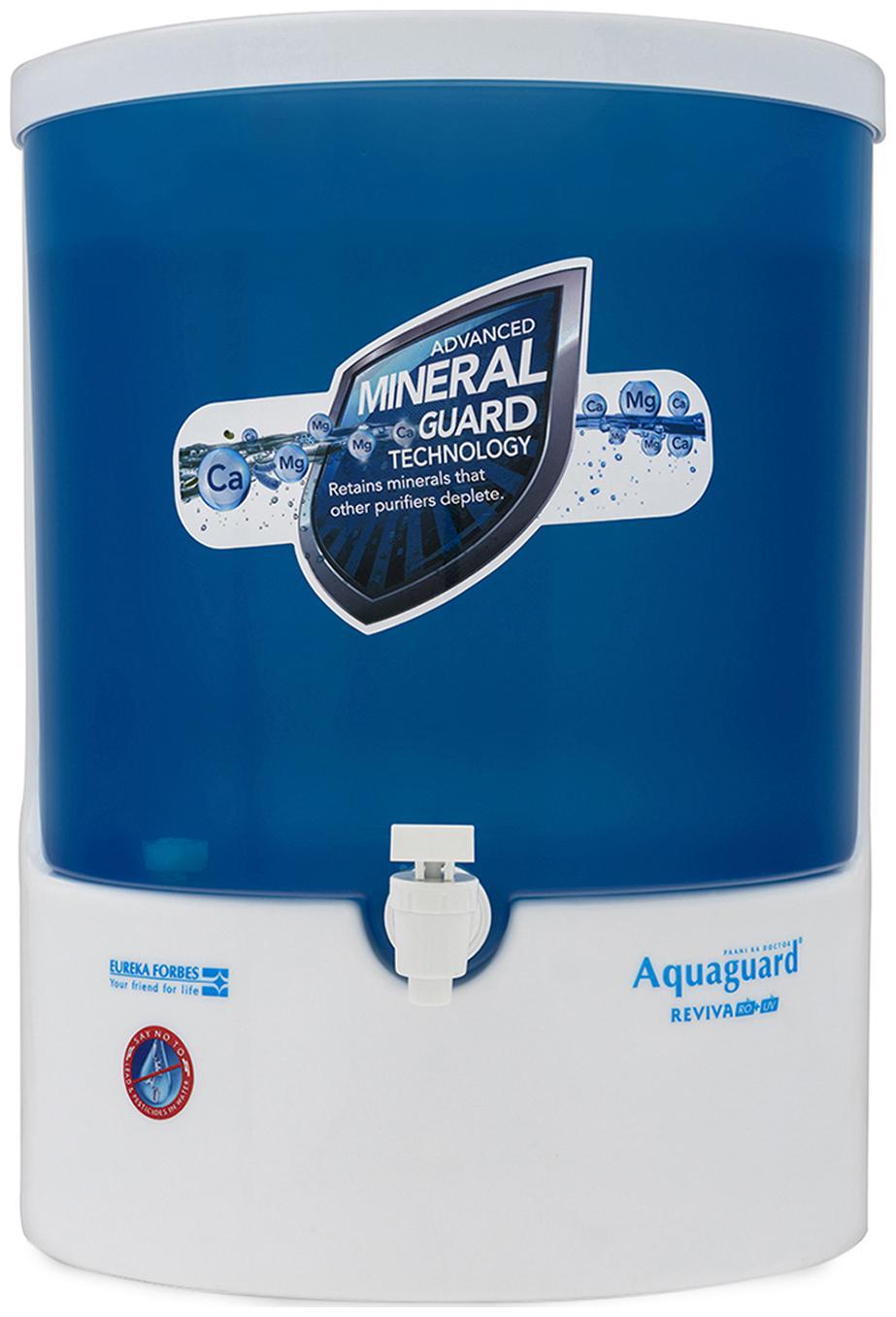 

Aquaguard Reviva RO UV Water Purifier (White Blue)