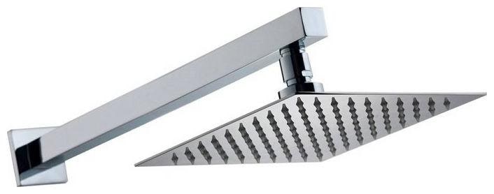 

Aquasoft 10x10 Ultra Slim Brass Rain shower with 12 inch Arm