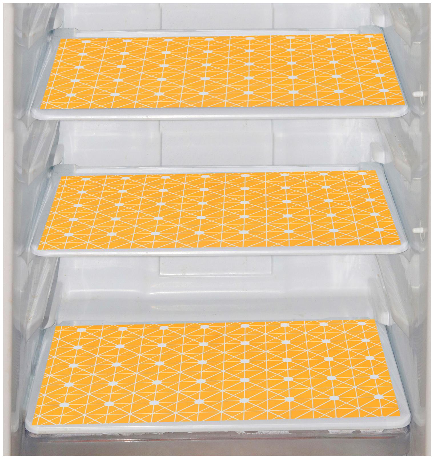 

ARADENTTM Multipurpose Refrigerator Mats Set of 3 Pcs for Single Door Fridge