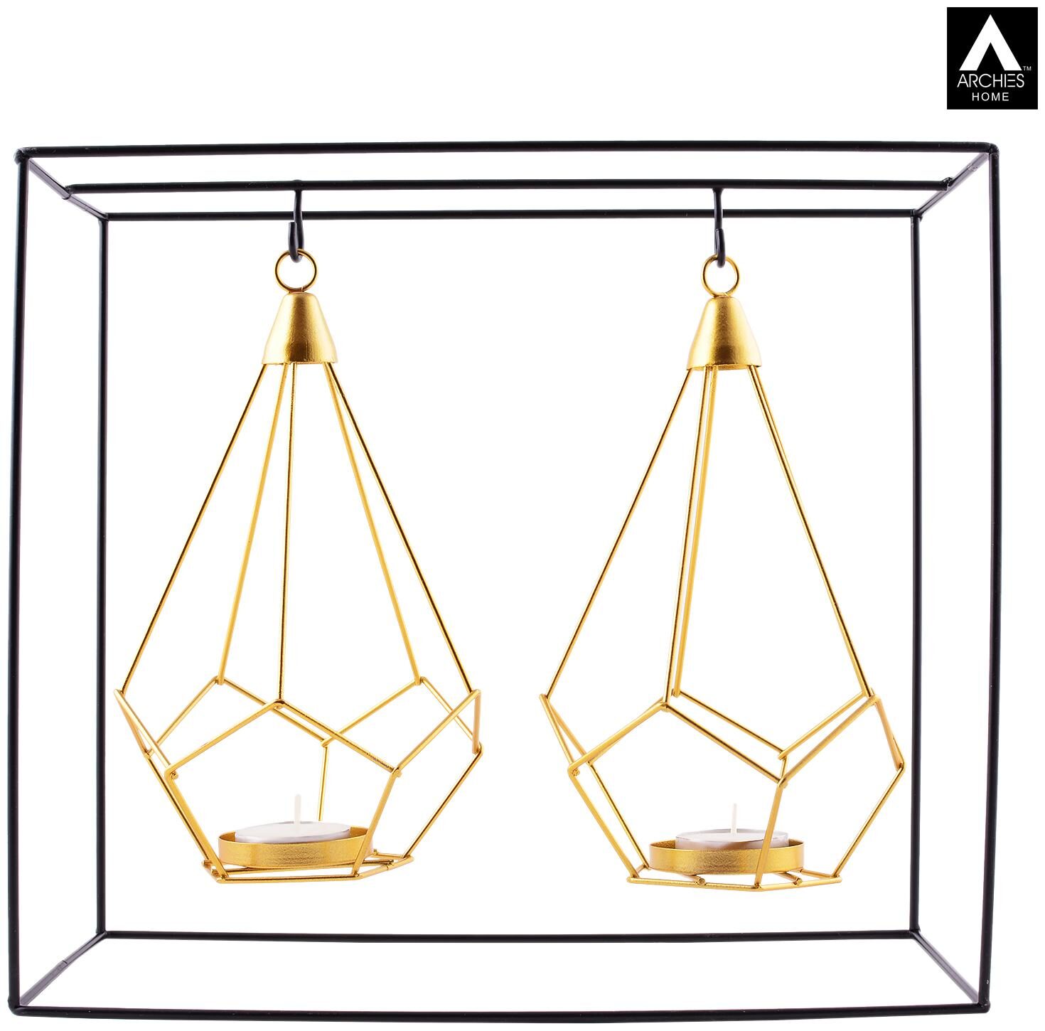 

Archies Metal Golden Candle