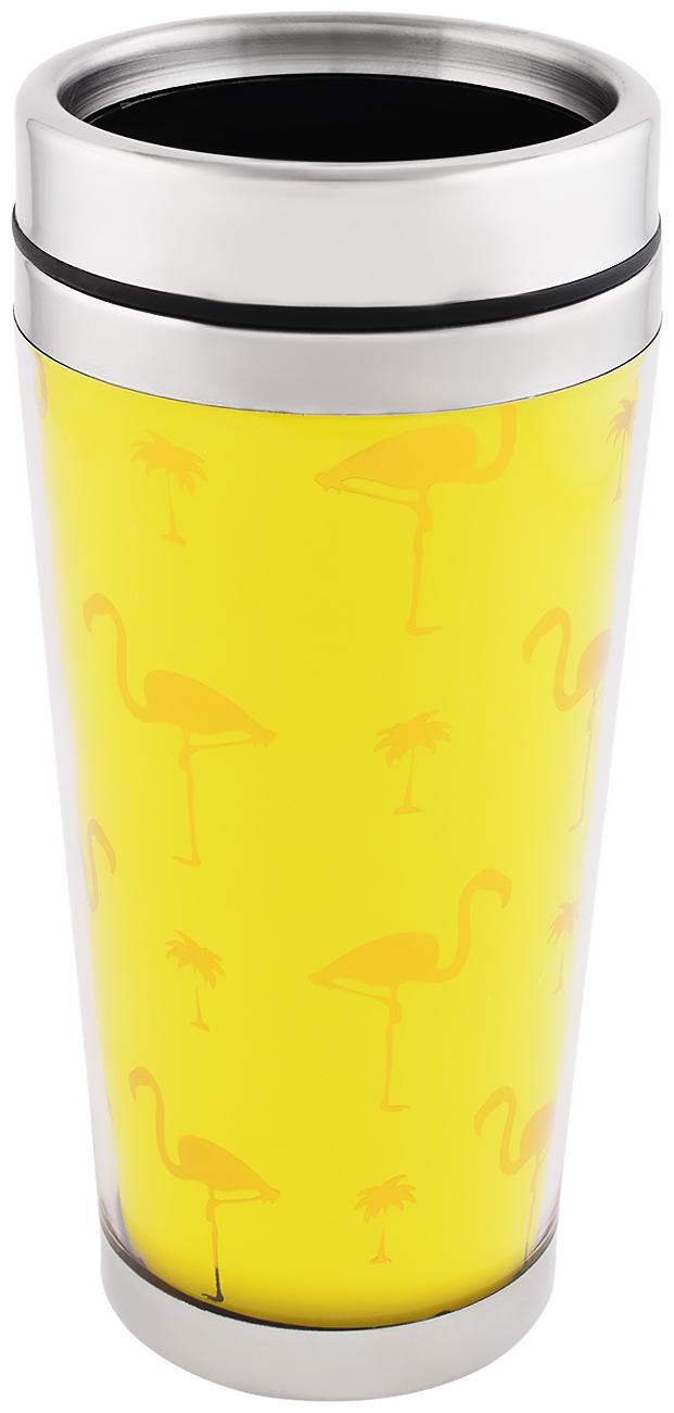 

archies Double Walled Plastic Sipper with Thick Straw Yellow Color 500 ml Capacity 1 pc