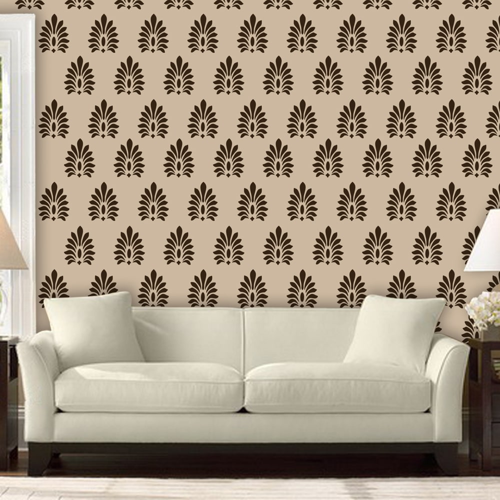 

Arhat ASR-E021 Glossy PVC Damask Wall Stencils