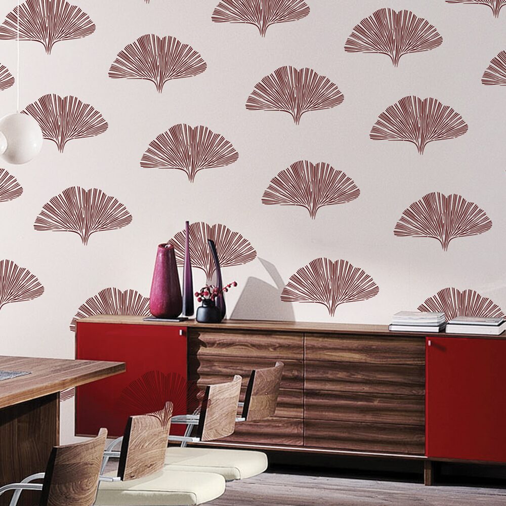 

Arhat ASR-E145 Glossy PVC Damask Wall Stencils