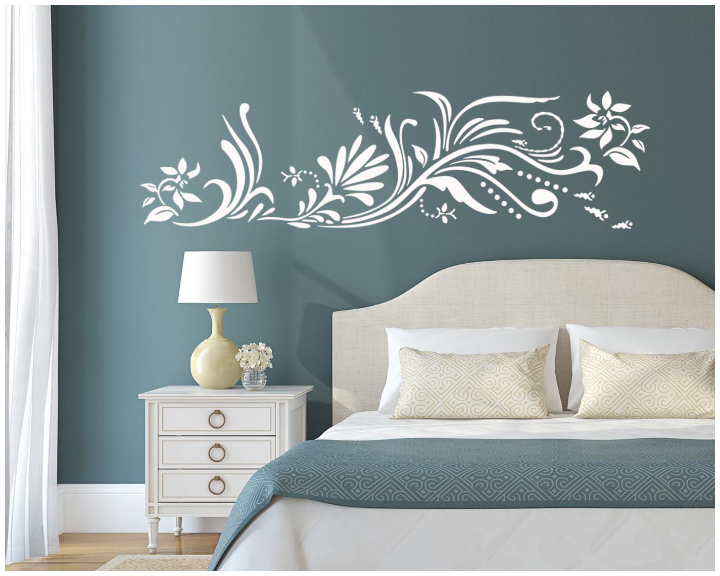 

Arhat Asr-E397 Vine Floral Pattern Glossy Wall Stencils