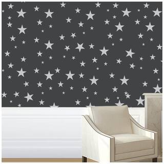 Buy Arhat Asr E499 Star Pattern Glossy Pvc Wall Stencils Online At