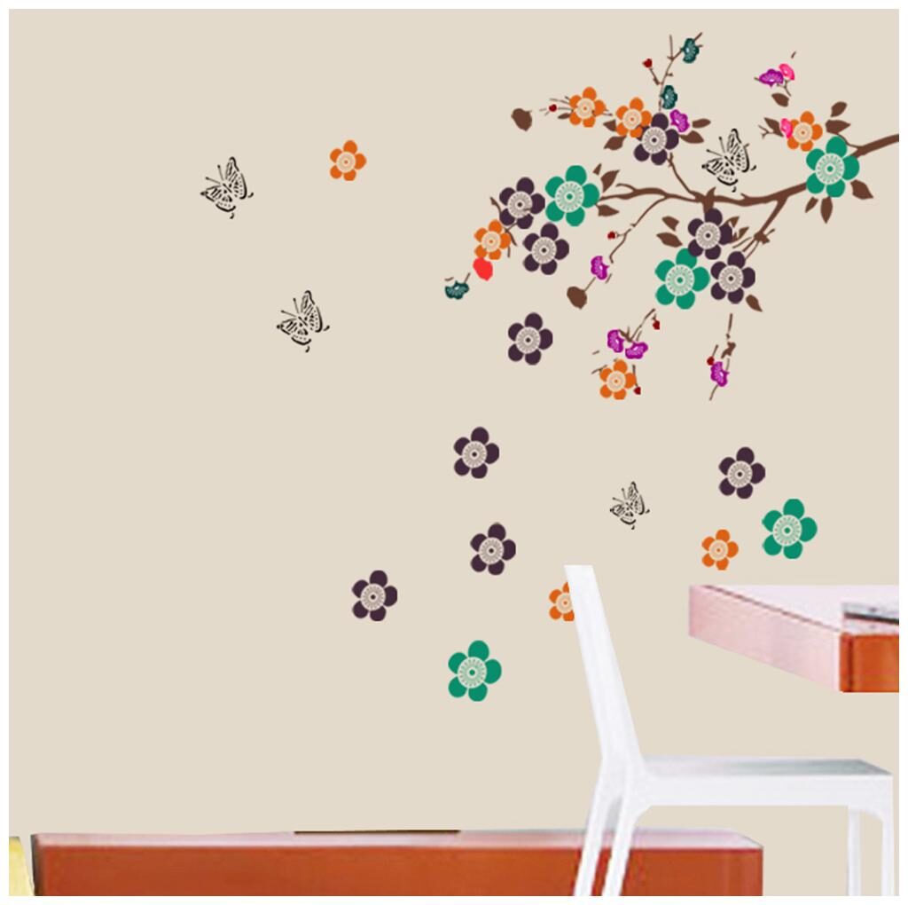 

Arhat Asr-E467 Tree Pattern Glossy Pvc Wall Stencils
