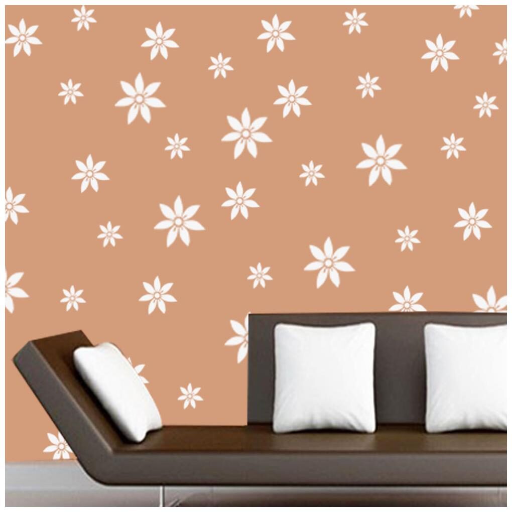 

Arhat Asr-E597 Pattern Glossy Pvc Wall Stencils
