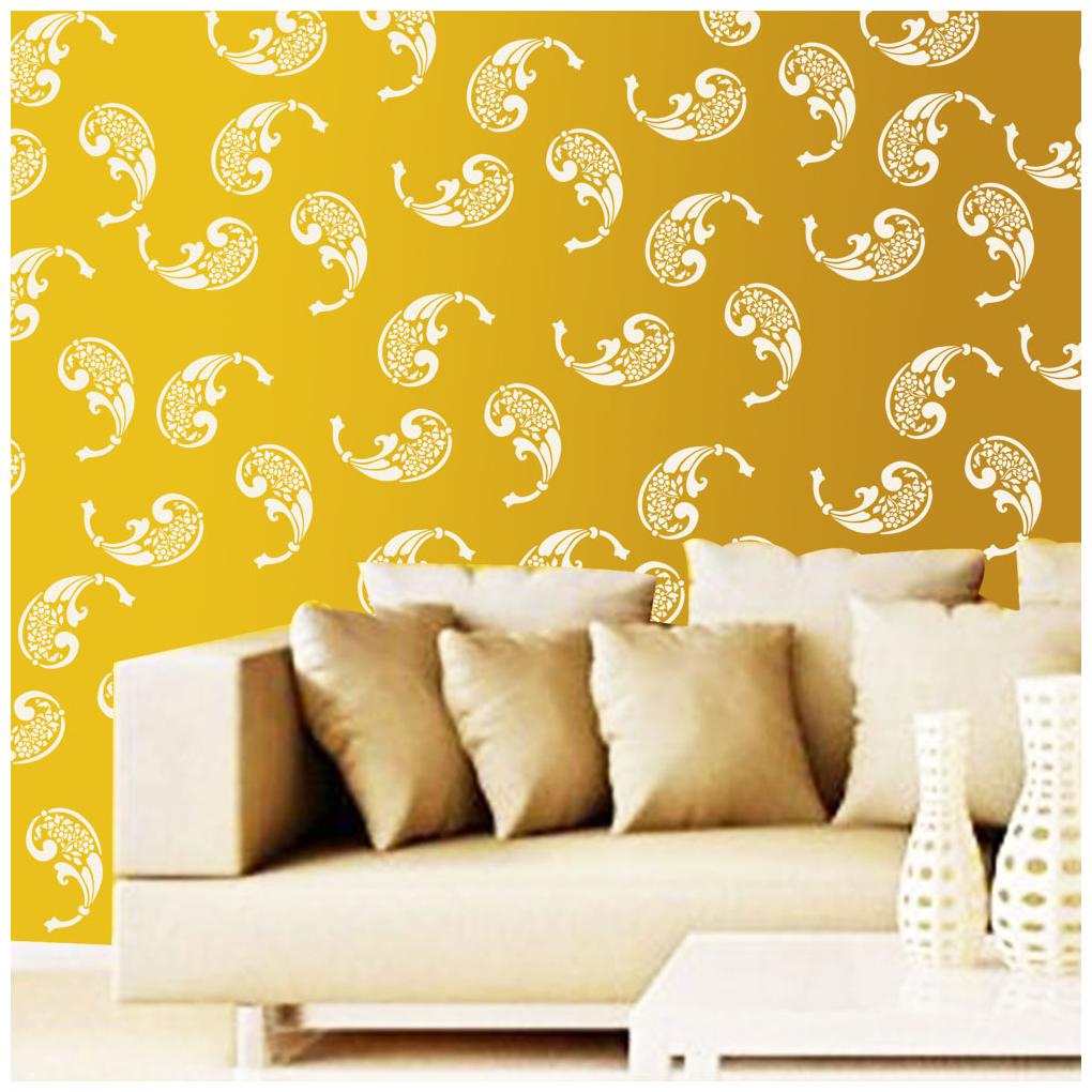 

Arhat Asr-E618 Pattern Glossy Pvc Wall Stencils