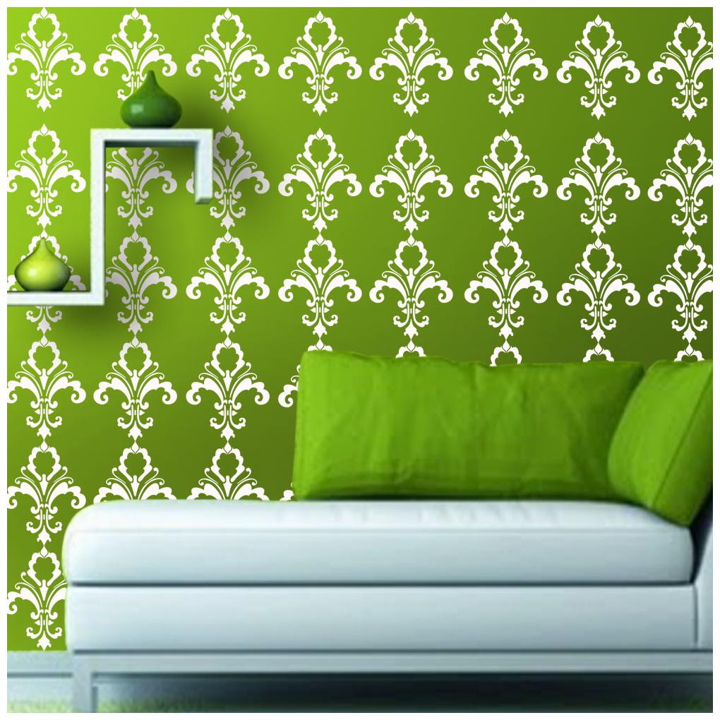 

Arhat Asr-E636 Pattern Glossy Pvc Wall Stencils