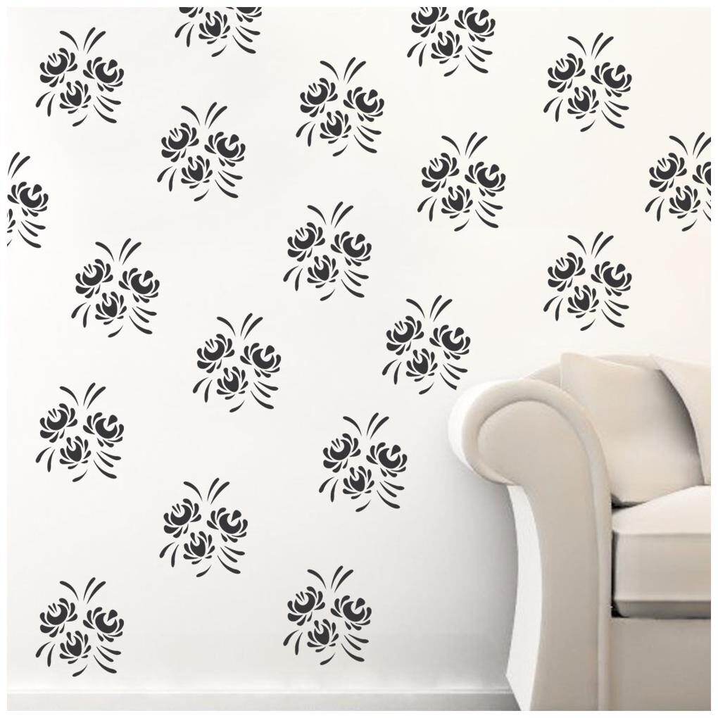 

Arhat Asr-E635 Pattern Glossy Pvc Wall Stencils