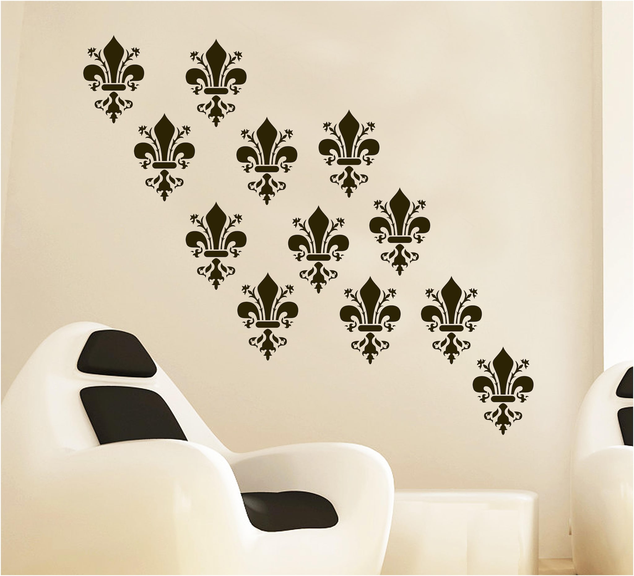 

Arhat Asr-E627 Pattern Glossy Pvc Wall Stencils