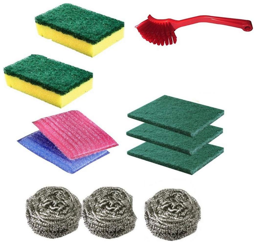 

Arisers Dish cleaner scrub set and sink cleaner brush Scrub Pad