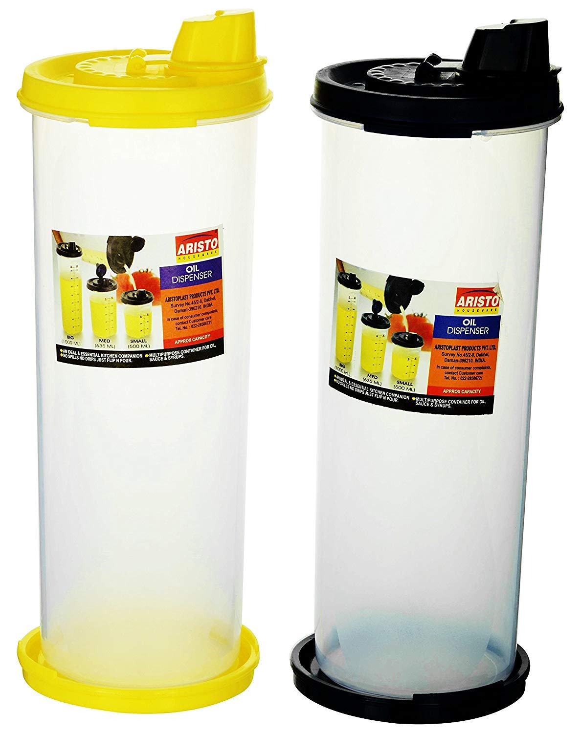 

Aristo Oil Container 1000ml ( Pack of 2)