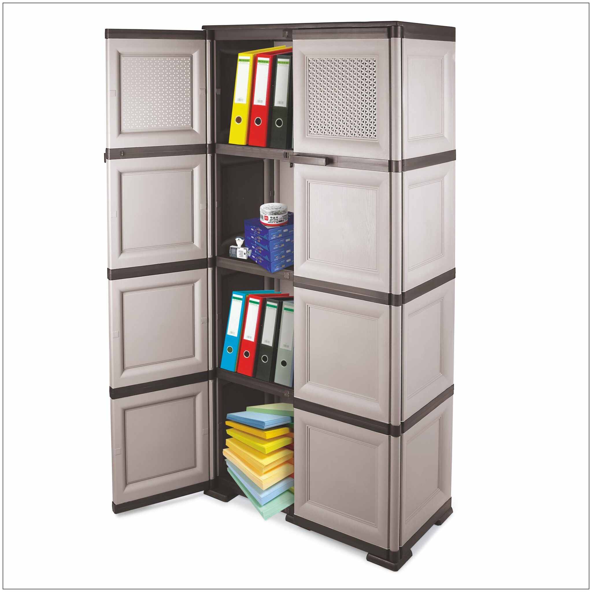 

Aristo Vintage-4 Plastic Multipurpose Use Storage Cabinet Off Ivory