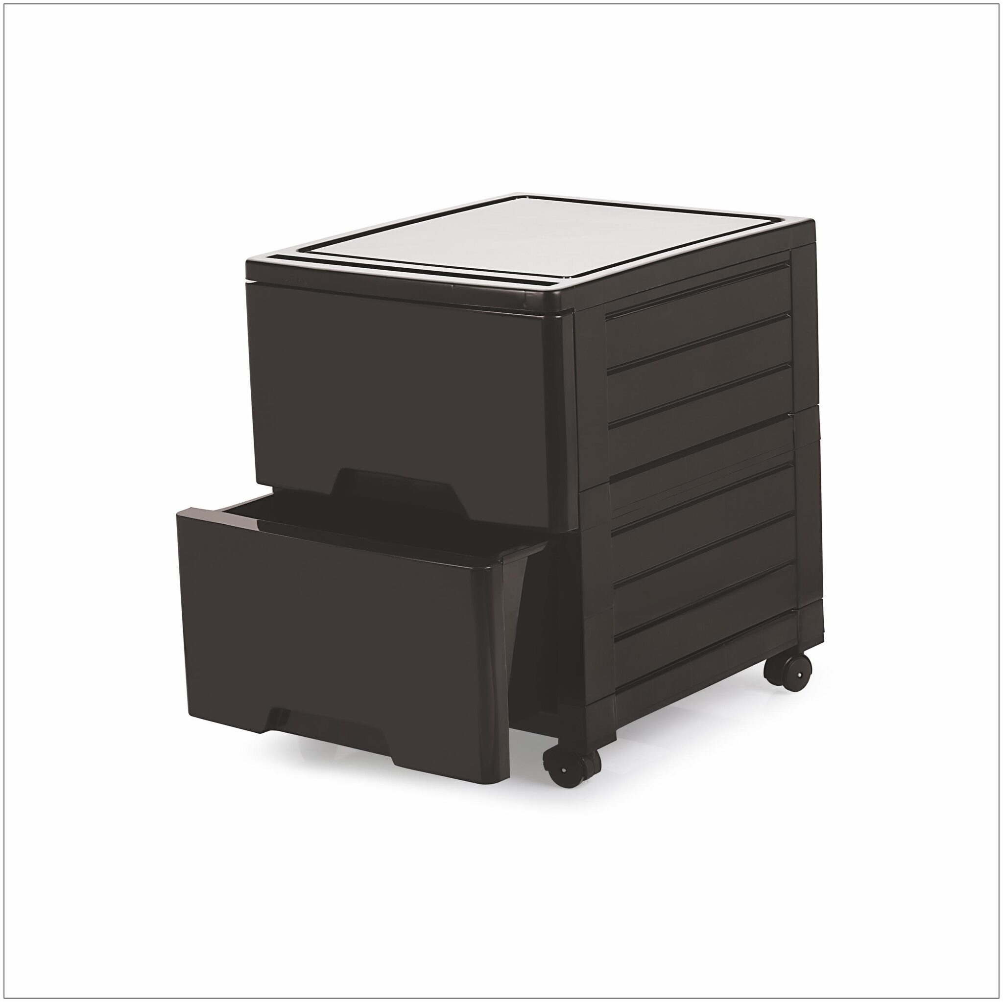 

Aristo Zodiac-2 Houseware Multipurpose 2 Tier Drawer Rack Steel Grey