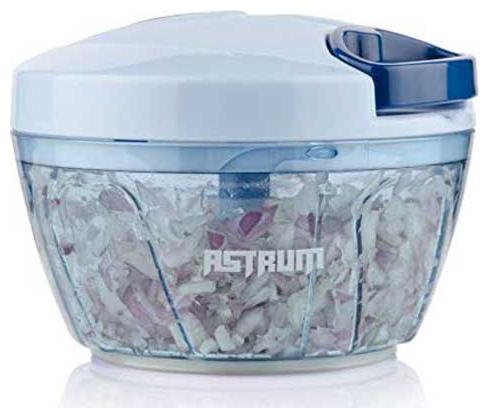 

Arsun New Handy Mini Chopper with 3 Blades Hand Manual Machine as Seen on TV Veggie Food Dicer with Triple Blade