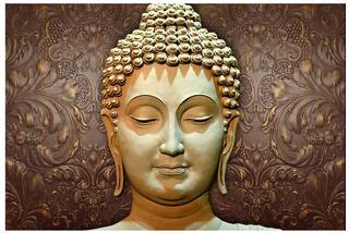 Buy Artamori Beautiful Buddha Face Self Adesive Wallpaper Online At Low Prices In India Paytmmall Com