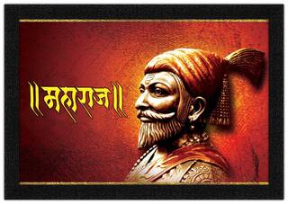 Buy Artamori Shivaji Maharaj Face Painting With Synthetic Frame Online at  Low Prices in India - Paytmmall.com