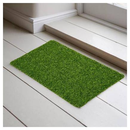

Artificial Grass Door Mat Green (Size 16 inch x 24 inch Full size)