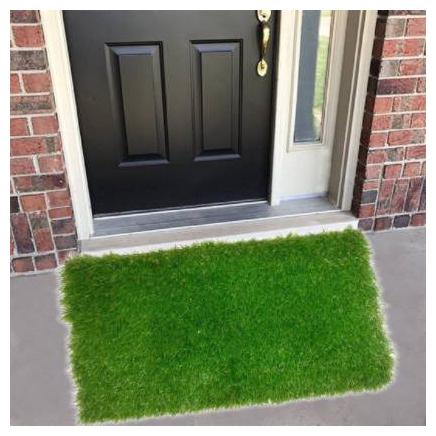 

Artificial Grass Door Mat Green (Size 16 inch x 24 inch Full size)