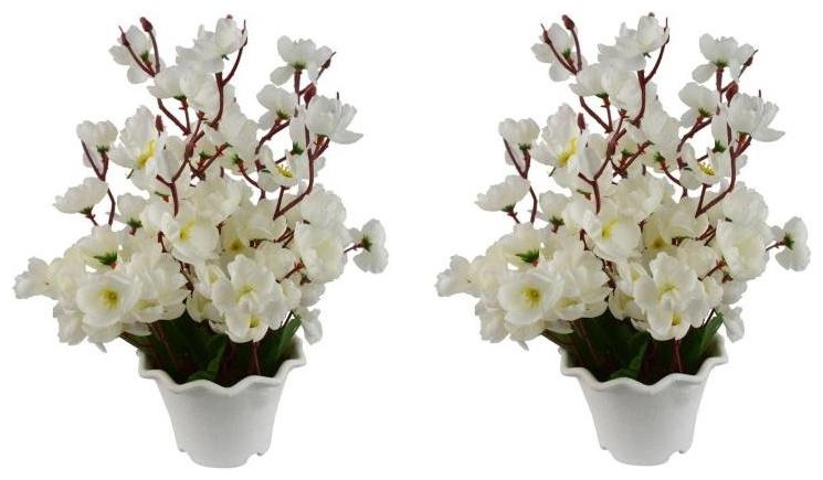 

Artificial Orchid Bonsai Plants Set of 2 PCS