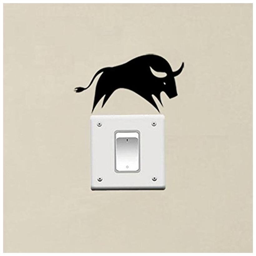 

ARWY Switch sticker Aull Logo Switch Sticker Vinyl switch Sticker Decal A-51 (Black)