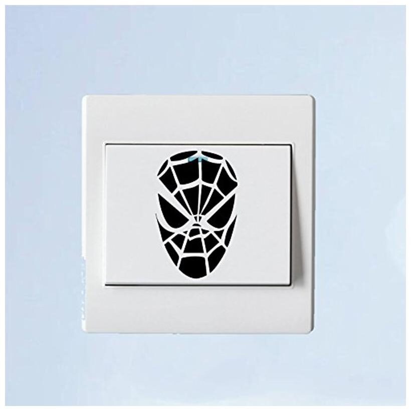

ARWY Switch sticker Spiderman Logo Switch Sticker Vinyl switch Sticker Decal A-11 (Black)