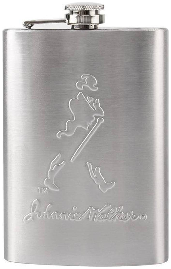 

Aryshaa 1 pc Johnnie Walker Stainless Steel Hip Flask 8 OZ (240 ml) Alcoholic Beverage Holder
