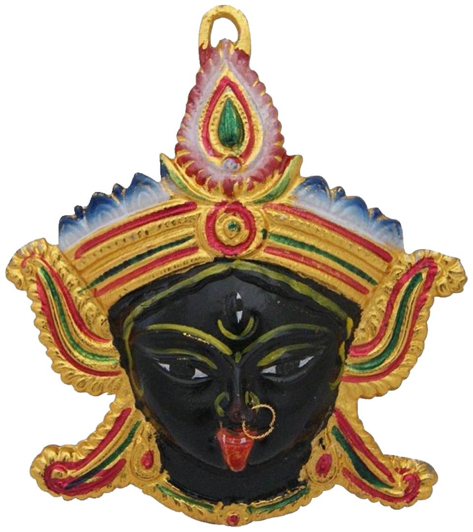 

Aryshaa 1pc Jai Maa Kali Nazar Battu Wall Hanging Mask (Mahakali Mask)
