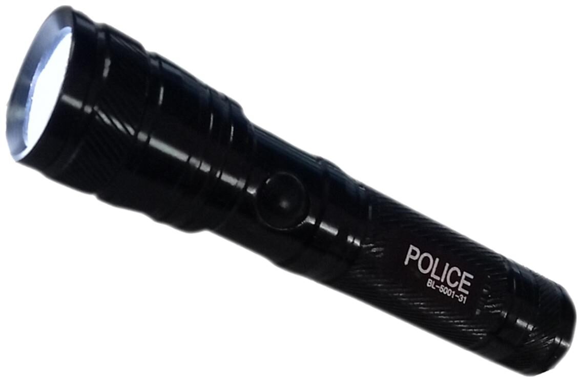 

Aryshaa Aluminium Alloy Body Non Rechargeable Handheld Police Torch (21CM)