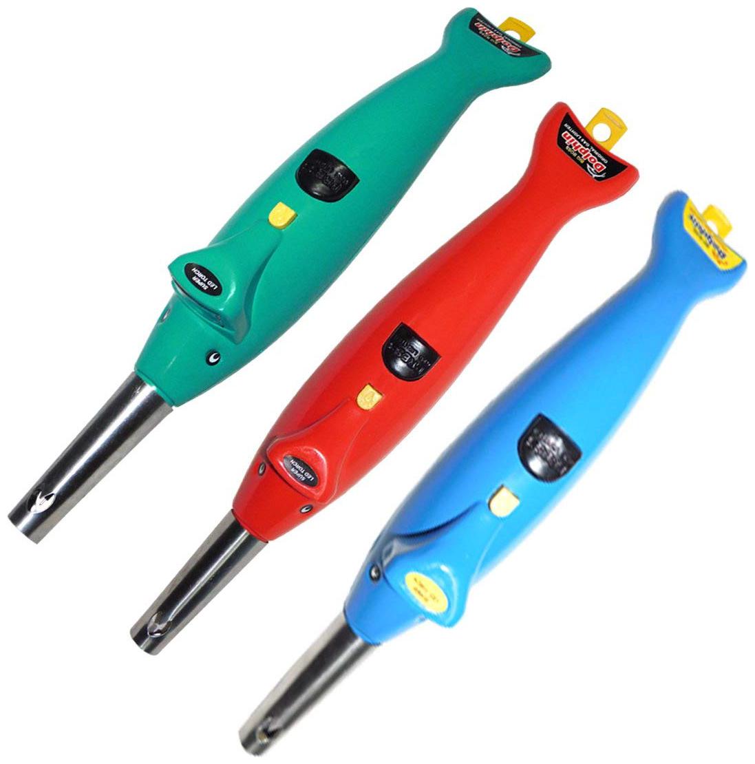 

Aryshaa Dolphin 2 In1 Gas Lighter with LED Torch -Multi Colours Packof 3