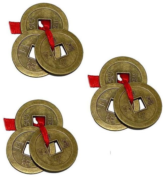 

Aryshaa Feng Shui Lucky Coins for Wealth and Achievement Good Luck Prosperity (Set of 3)
