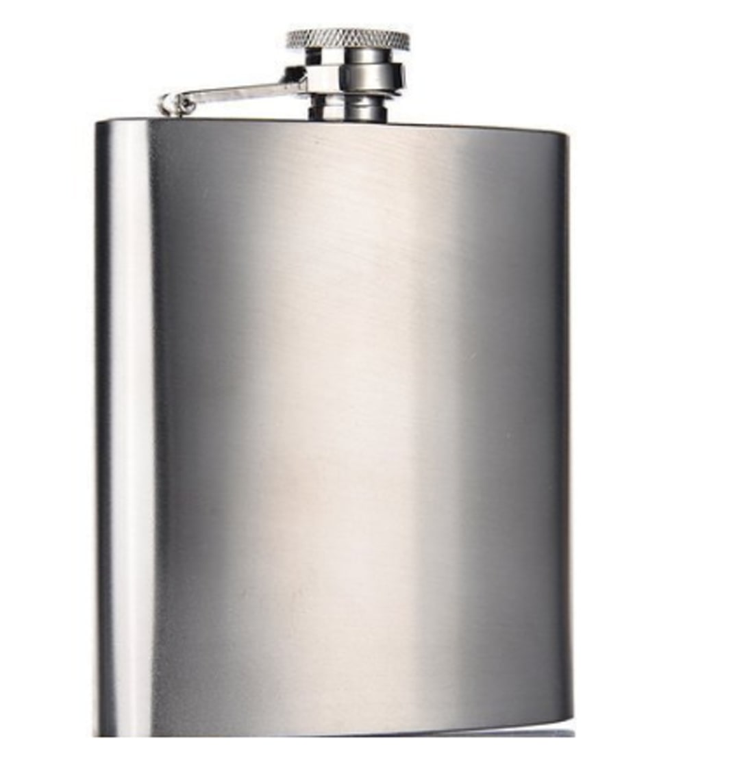 

Aryshaa Hip Flask Stainless Steel Wine Holder Whiskey Holder Liquor Holder Silver (Pack of 1)
