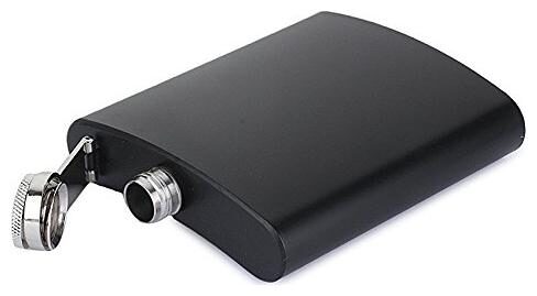 

Aryshaa Matte Black Colour Wine Holder Whiskey Holder Liquor Holder Imported Hip Flask Stainless Steel Hip Flask Black (Pack of 1)