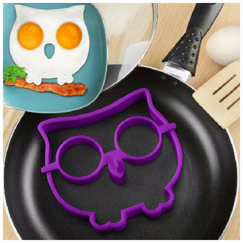 

Aryshaa Owl Shape Silicone Omelette Pancake Fried Egg Ring Mold