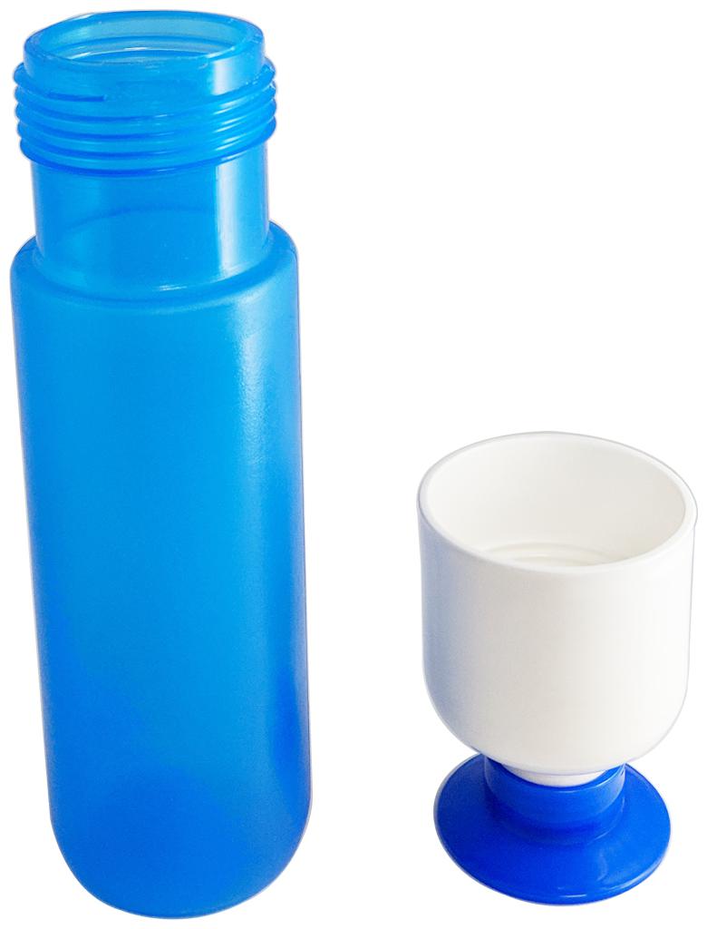 

ARYSHAA Plastic Blue White Water Bottle ( 750 ml Set of 1 )