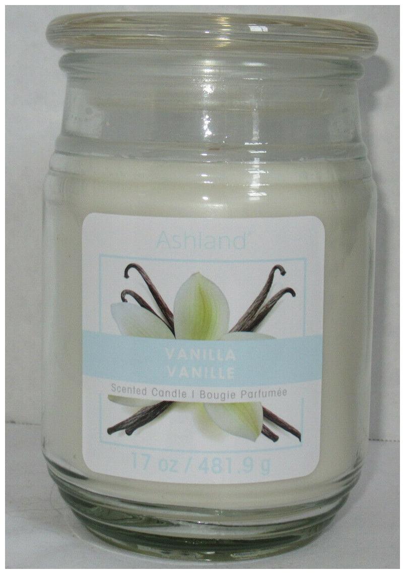 

Ashland Scented Candle NEW 17 oz Large Jar Single Wick VANILLA cream