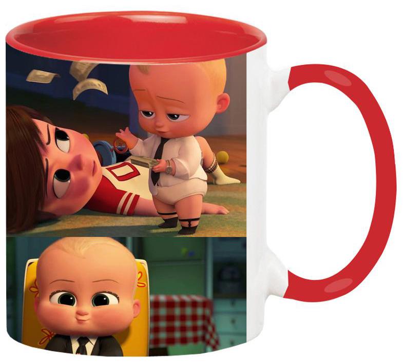 

Ashvah BABY BOSS Cartoon Red Coffee Mug for Friends Birthday Gifts for Kids Return Gifts by Ashvah-Mug-2295-Red