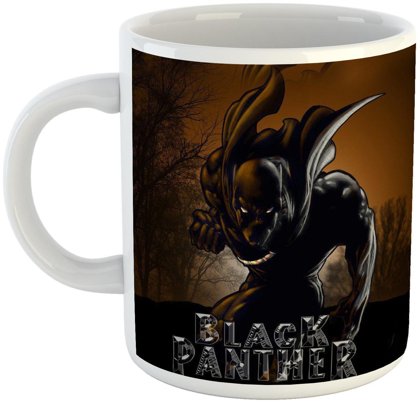 

Ashvah Black Panther Ceramic Coffee Mug for Friends And Kids