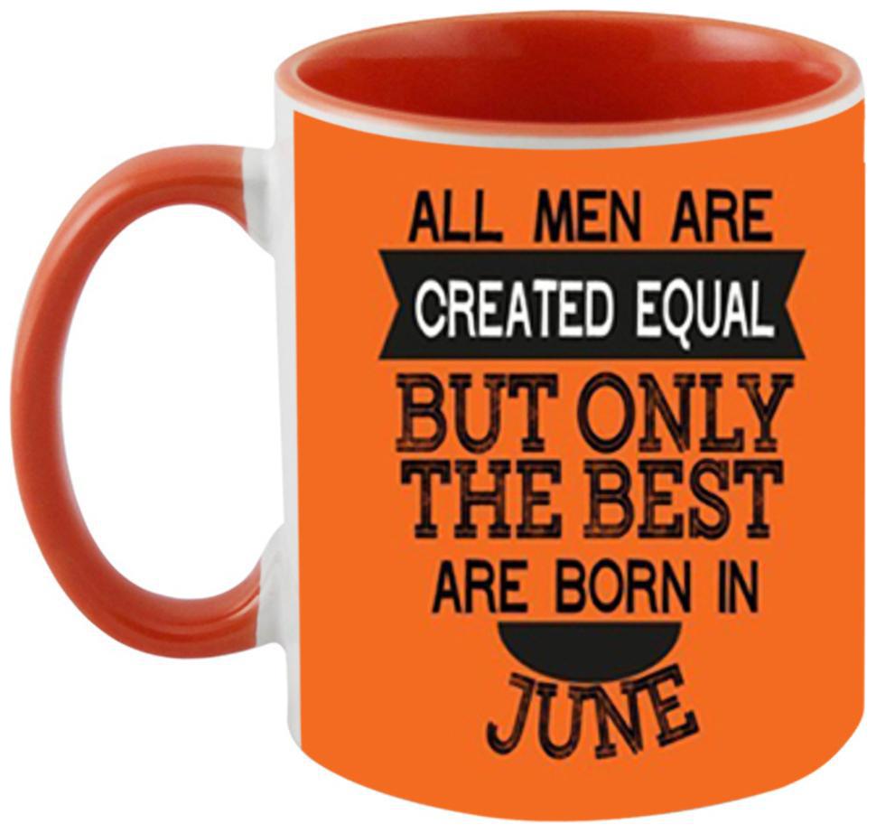 

Ashvah Born in June Ceramic Coffee Mug by Ashvah - MUG735