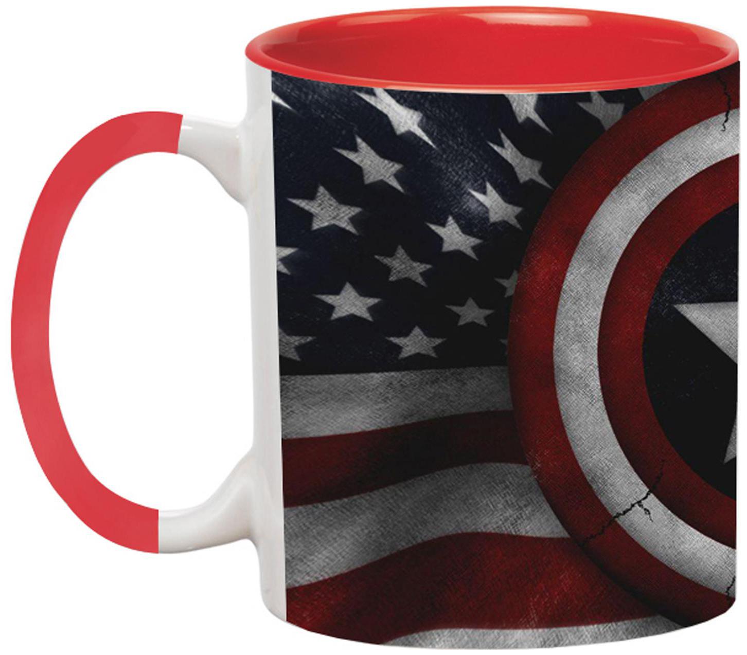 

Ashvah Captain America Superhero Ceramic Coffee Mug for Friends Birthday Gifts for Kids Return Gifts