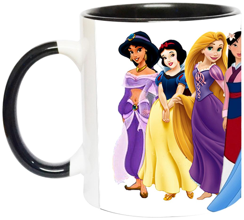 

Ashvah Disney Princess Ceramic Coffee Mug-1999-BLK