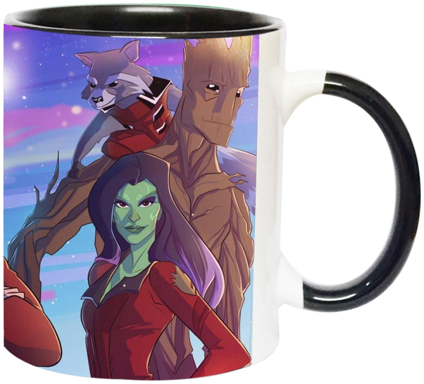 

Ashvah Groot Superhero Ceramic Coffee Mug for Friends Birthday Gifts for Kids Return Gifts Mug-2706-BLK