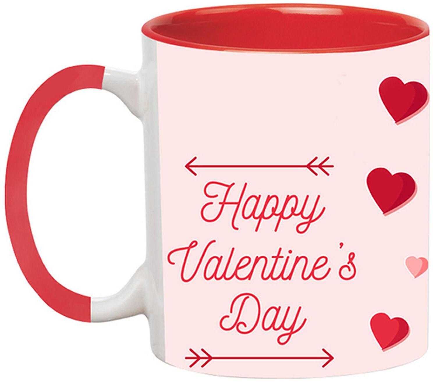 

Ashvah Happy Valentine s Day Gifts for Wife Girlfriend Fiance Spouse Boyfriend Husband Him Her Red Coffee Mug By Ashvah-Mug-2400-Red